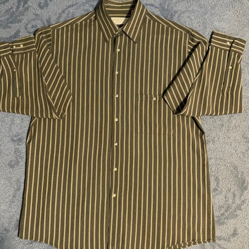 Natural Exchange by Alexander Lloyd, long sleeve men shirt size XLT Sage $35.00